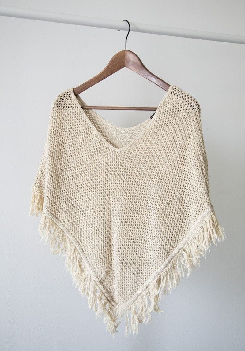 Crochet Fringe Poncho